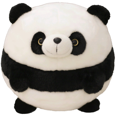 dmsky哆萌熊猫花花圆滚滚公仔