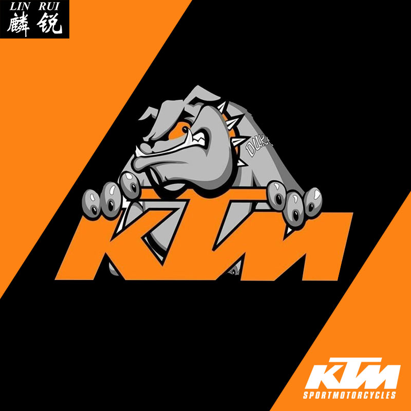 可定制KTM车队MOTOGP机车摩托赛事麂皮绒手套男女骑行车防风保暖