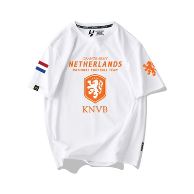 2024欧洲杯荷兰队服足球迷t恤