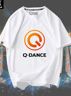 猎头者hardstyle Q-Dance电音DJ短袖T恤衫男女学生纯棉半袖上衣服