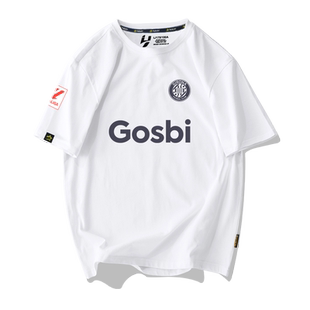 23-24赫罗纳队服吉罗纳西甲足球衣服t恤衫短袖男女纯棉半袖球迷服