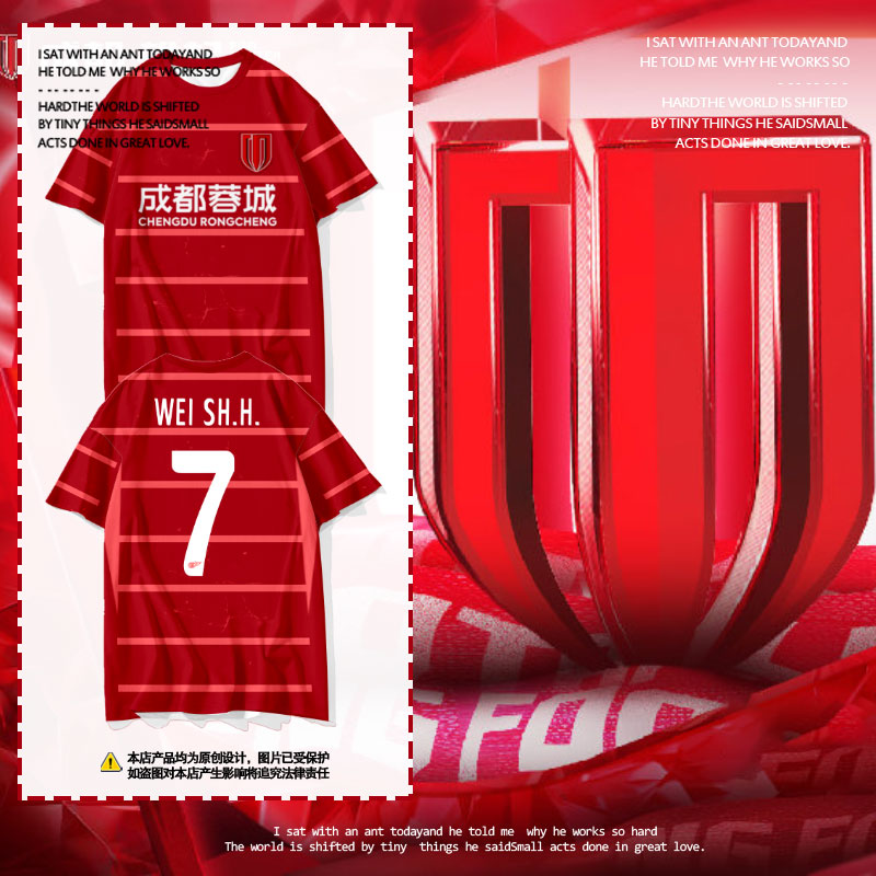 2025成都蓉城队球迷服速干t恤