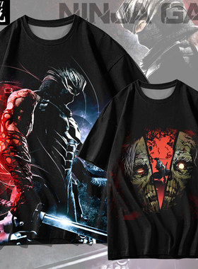 忍者龙剑传NINJA GAIDEN游戏steam速干短袖T恤衫男女学生冰丝半袖