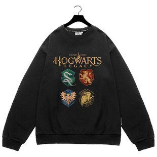 霍格沃茨之遗霍格沃兹遗产游戏周边圆领卫衣套头薄款男女加绒长袖