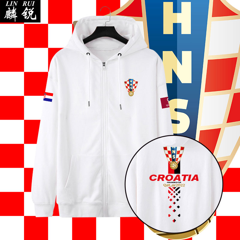 卡塔尔世界杯克罗地亚队开衫卫衣
