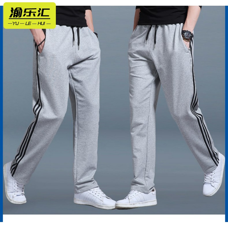 运动裤男宽松散腿男士运动裤直筒春秋季休闲长裤子加肥加大码卫裤|ruв категории Мужская одежда, брюки - от Buy2taobao.com для оказания профессиональной услуги покупки агента Taobao