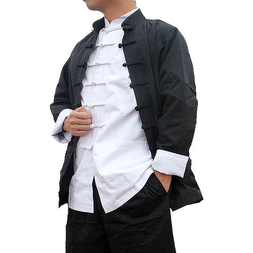 棉质太极服装李小龙咏春拳唐装叶问功夫装道服衣服男中山装练功服