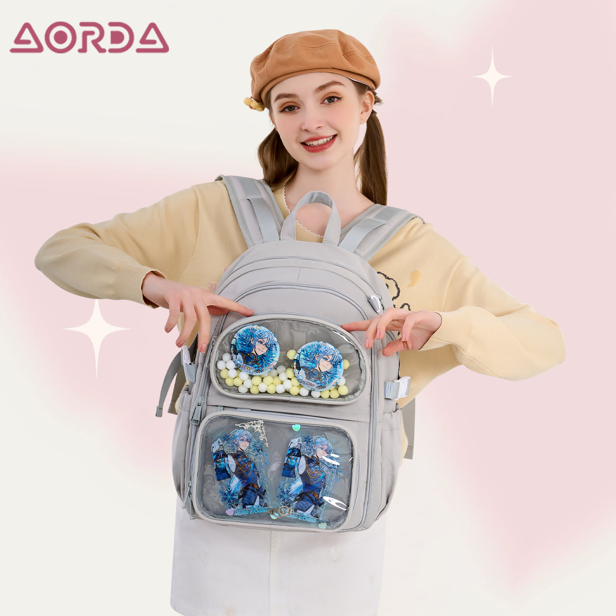 AORDA高颜值痛包双肩背包