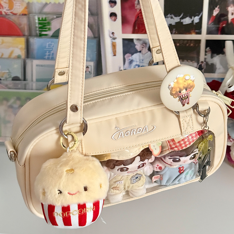 AORDA小食量单肩斜挎透明溜娃包