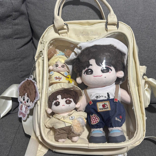 丝带小食量痛包透明背包通勤双肩