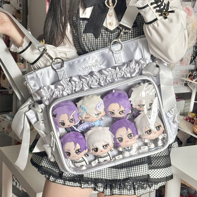 AORDA高颜值丝带韩系痛包大容量