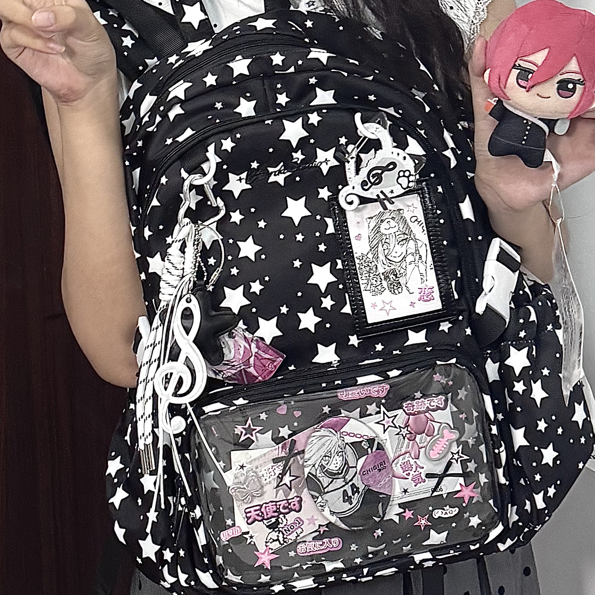 AORDA可爱痛包书包初中女生