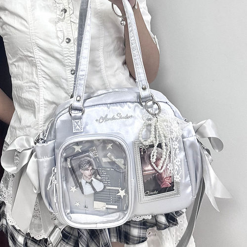 AORDA原创制服痛包外出丝带娃包