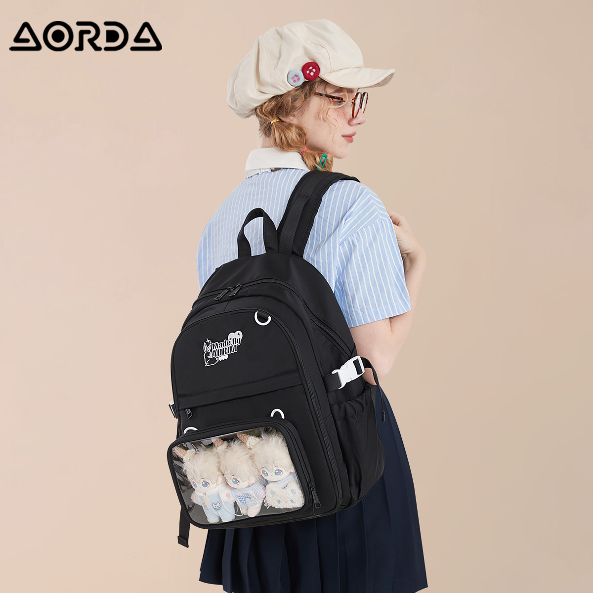 AORDA三用学生党大容量双肩背包
