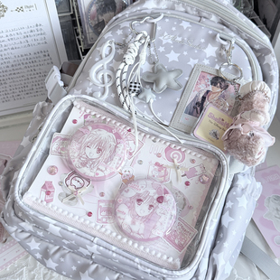 AORDA 原创小众痛包书包初中女生高中生大容量双肩背包娃包女吧唧