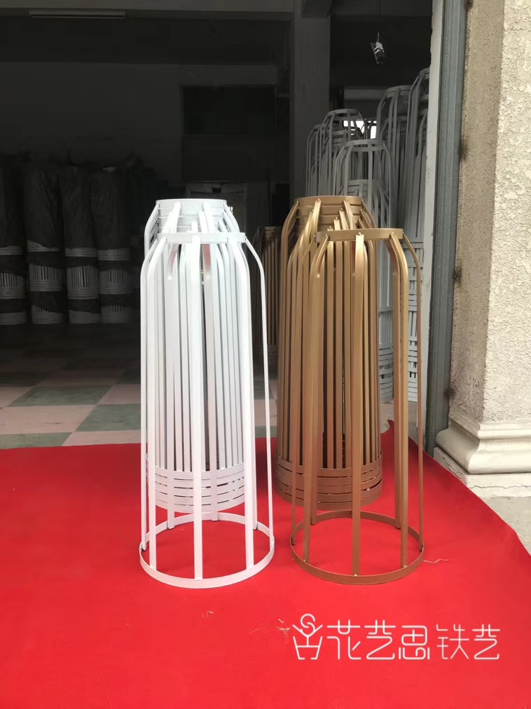 8管广东省内满包邮开业花篮插花架白色金色鲜花花店用品欧式简约