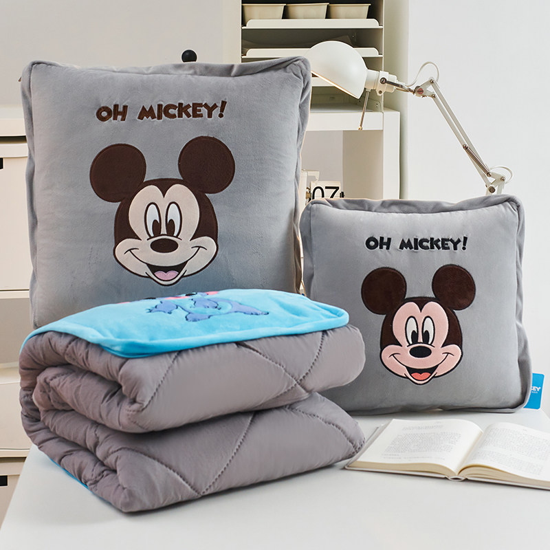 迪士尼抱枕车用被子两用汽车午睡毯子二合一车载加厚空调被靠枕头,居家布艺,抱枕被,淘宝优惠券,粉丝福利购,淘宝优惠卷