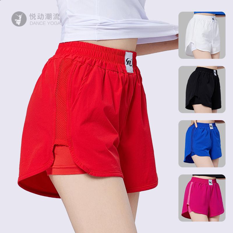 广场舞套装时尚夏季跳舞服装新款短裤跑步健身运动夏天大码速干女