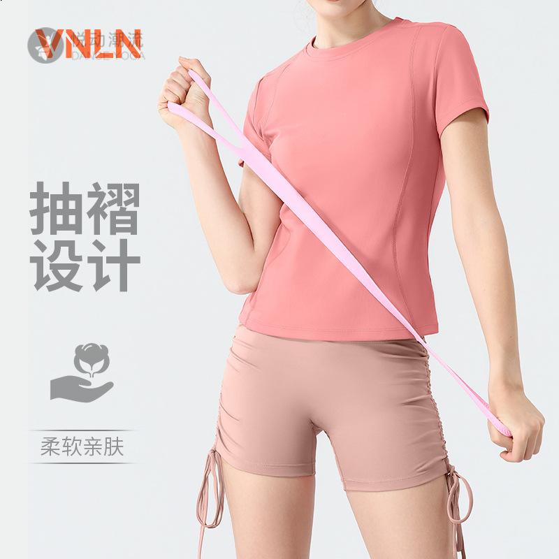 女士时尚修身速干运动套装夏季