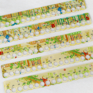 加厚款亚克力古风单边线板十字绣排线工具简单实用绣花专用绕线器