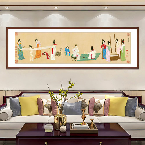 芊虹秀捣练图十字绣2025新款