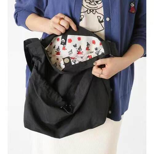 日本原d姆明亚美sm2合作款 外贸实用单肩包斜挎包大容量休闲包包