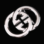 男士 皮带扣头单卖不锈钢平滑扣腰带卡子G字母高档时尚 百搭3.8CM