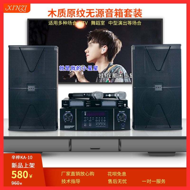 辛梓专业级舞台演出家庭KTVHIFI音箱