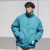 2024冬装日系纯色基础款简约轻薄情侣羽绒服保暖外套QY012-P160，男装羽绒服，电商C309B