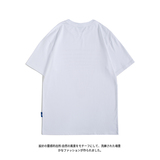 2024夏款白底平铺日系卡通字母卡通印花短袖T恤男C309B-T8028-P25，男装T恤，电商C309B
