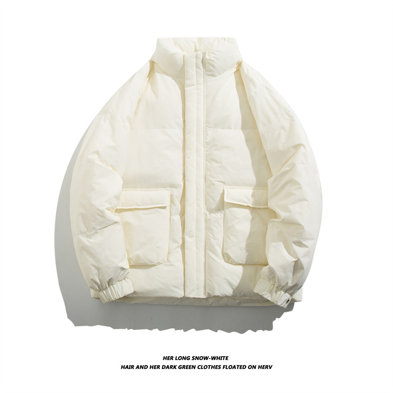 冬季新款纯色基础款简约80％羽绒服潮牌加厚保暖外套 QY6626-P195图片