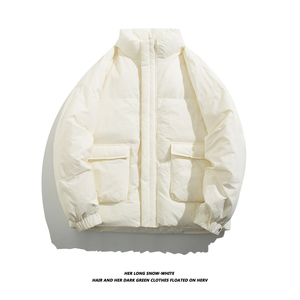 冬季新款纯色基础款简约80％羽绒服潮牌加厚保暖外套 QY6626-P195图片
