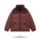 80绒冬季男士白鸭绒羽绒服雪山刺绣拼接撞色羽绒外套88001-P155，男装羽绒服，电商C309B