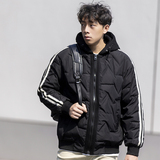 80%绒23冬装男士city盐系加厚保暖连帽羽绒服外套QY5595-P165，男装羽绒服，电商C309B