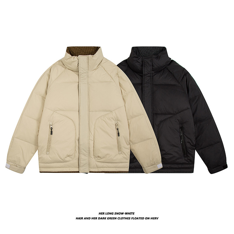 80%绒2024冬季新款男士羽绒服简约保暖加厚羽绒外套88009-P155,男装羽绒服,电商C309B