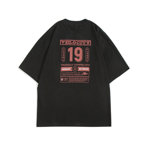 T9263-P35  纯棉 240克重 夏季青少年宽松圆领短袖图片