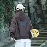 秋冬日系字母美式潮牌连帽套头卫衣420克重外套C309B-WY419-p65，男装卫衣，电商C309B
