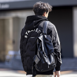 80%绒 23冬装男士city盐系加厚保暖连帽羽绒服外套 QY5595-P165图片