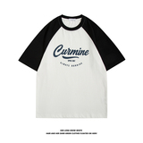 8075-P38纯棉克重240g夏装美式潮牌打底宽松短袖T恤潮牌半袖t，男装T恤，电商C309B