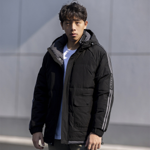50%绒 23冬季男士连帽羽绒服日系白鸭绒加厚保暖外套QY719-P100图片