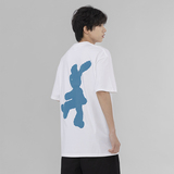 无影墙2024夏装新款兔年兔子印花潮流打底短袖T恤C309B-T068-P35，男装T恤，电商C309B