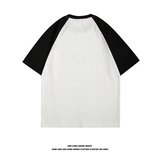 8075-P38纯棉克重240g夏装美式潮牌打底宽松短袖T恤潮牌半袖t，男装T恤，电商C309B