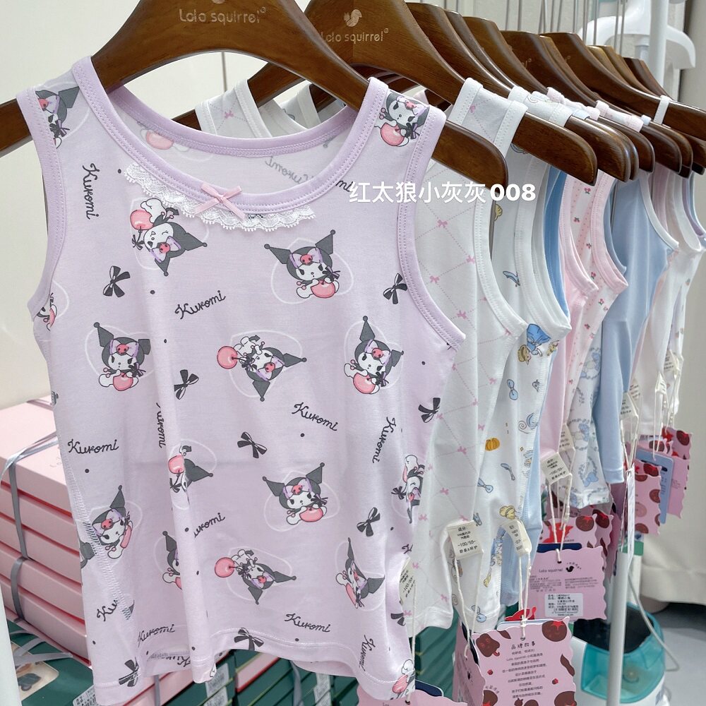 2件小松鼠洛洛背心儿童女童背心