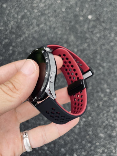 双色透气适用华为手表GT4 GT6表带GT5pro蜂窝孔watch3磁吸扣夏18
