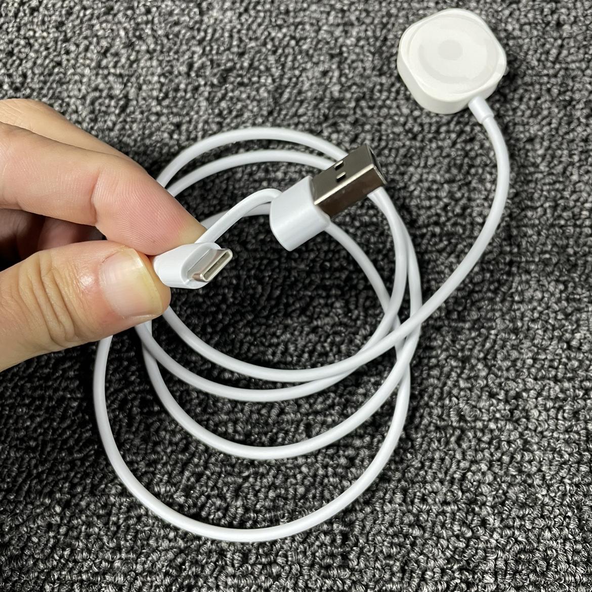 卡客 双口充电线适用苹果手表iwatch充电器s987方形Ultra充电s10