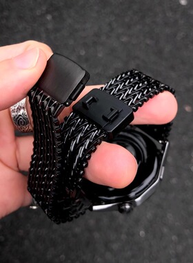 卡客风暴 磁吸卡扣适用华为GT5手表表带GT4透气金属watch3钢带GT2