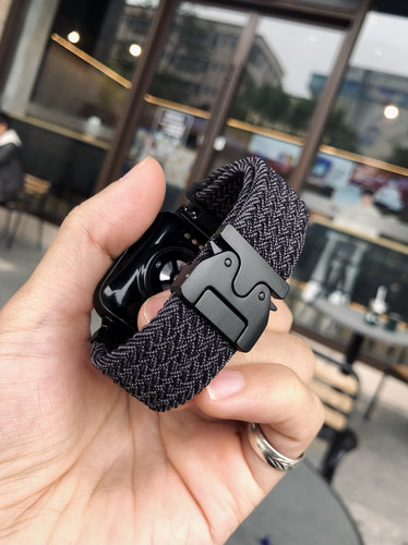 卡客风暴 机器人扣适用oppo watch3表带4pro手表带x编织回环iQOO