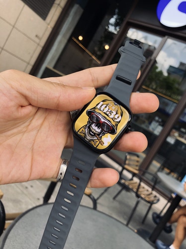 卡客风暴 歪斜款适用苹果iwatch手表表带s11硅胶10个性ultra3创意