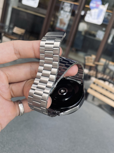 卡客风暴 磁吸三珠适用华为GT5手表表带GT4空心金属watch3pro小米