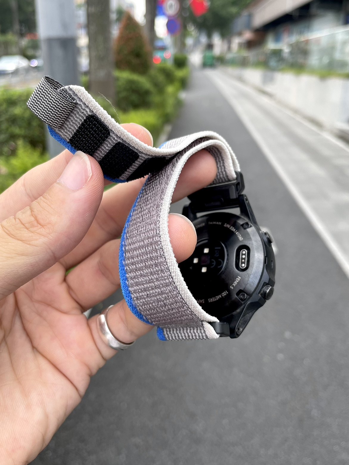 卡客适用佳明手表fenix5表带7pro软绒布6x魔术贴野径泰铁时飞耐时